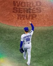 2025 World Series Champions 8x10 Photo Los Angeles Dodgers Yoshinobu Yamamoto