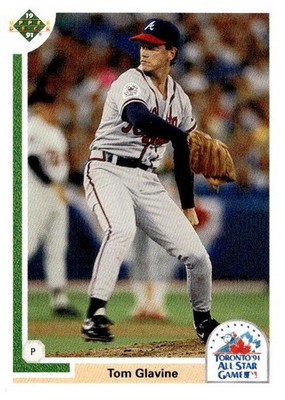 Tom Glavine 1991 Upper Deck Final Edition Baseball - #90F - Atlanta Braves