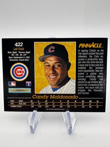 1993 Pinnacle MLB Baseball #s 300-620 - You Pick - Fill Your Set - Picture 161 of 365