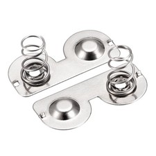 Battery Spring Plate AA Battery Spring Contact Nickel Plate 26.5mmx12mm 10Pcs