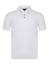 Emporio Armani Jersey Polo Shirt with Logo Collar, Size X-Large