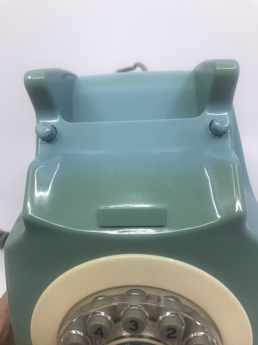 Wild & Wolf 746 Rotary Design Retro Corded Landline Telephone Blue - Picture 3 of 13