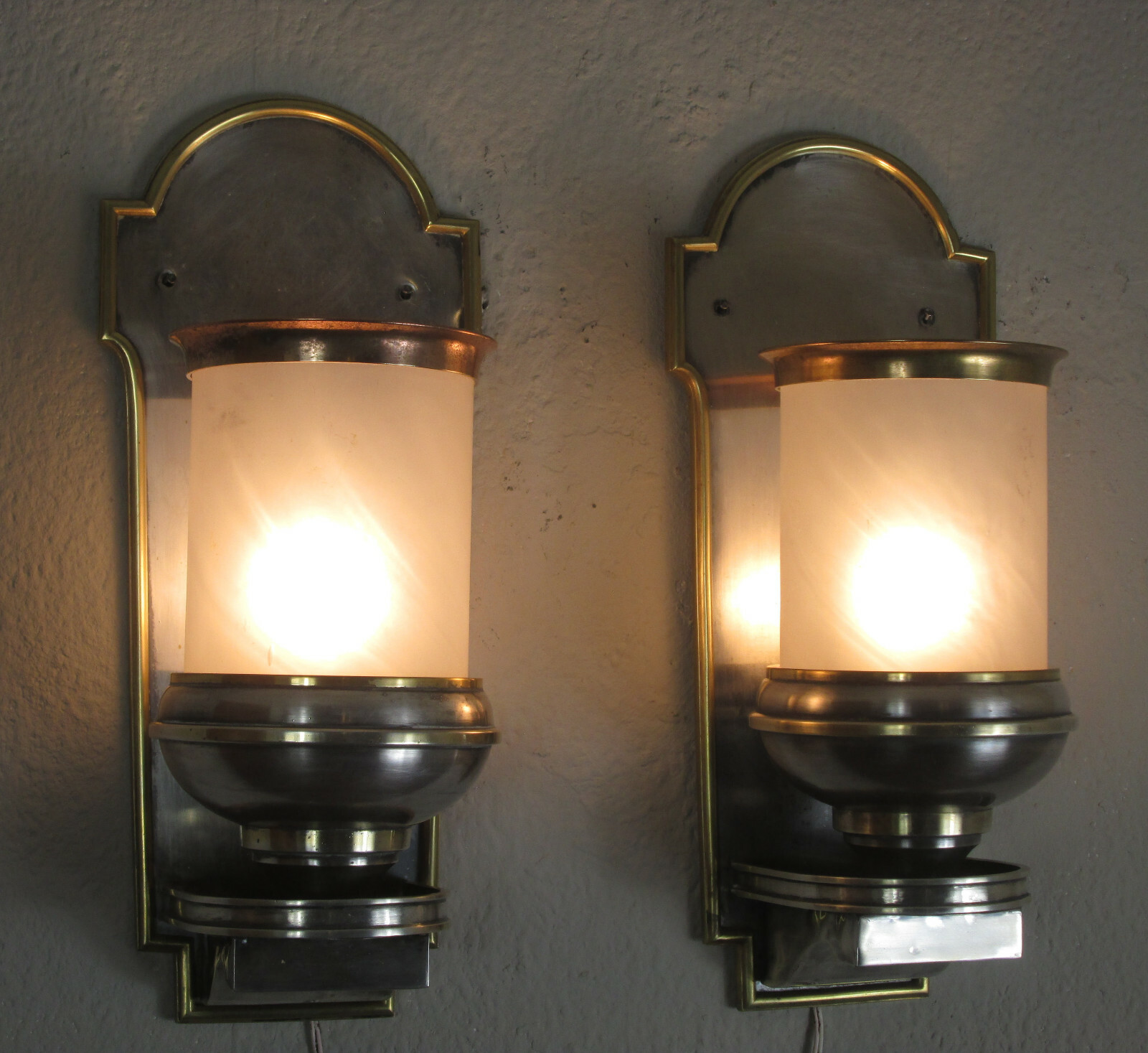 PAIR OF BEAUTIFUL FRENCH ART DECO SCONCES eBay