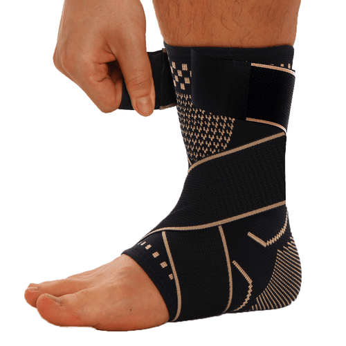 Ankle Brace Support Compression Sleeve Foot Tendon Plantar Fasciitis Pain Relief - Picture 16 of 18