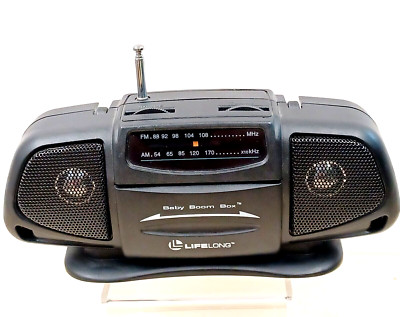 Vintage LIFELONG Mini Baby Boom Box 2225 AM / FM Porable Radio | eBay