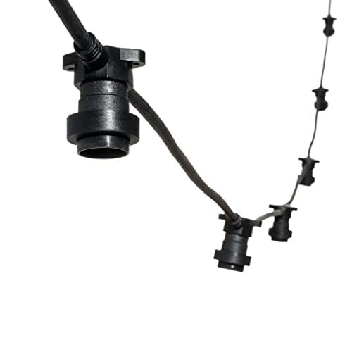 MU 5M Catena LED Esterno E27: 10 Luci per un Outdoor Minimal e Moderno