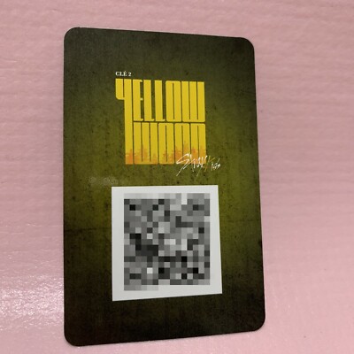 STRAY KIDS FELIX Official QR PHOTOCARD Clé 2:Yellow Wood