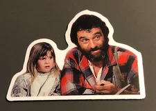 Isaiah Edwards & Carrie Ingalls from Little House on the Prairie Sticker