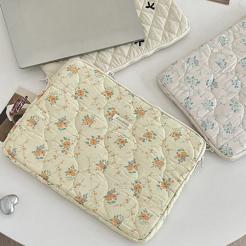 Cute Bow Floral Graphic Laptop Bag Tablet Sleeve Case 11 13 15 Inch For Lapt _ou - Photo 5/24