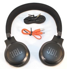 JBL Live 460NC Adaptive Noise Cancelling Over Ear Headphones, Black   New No Box