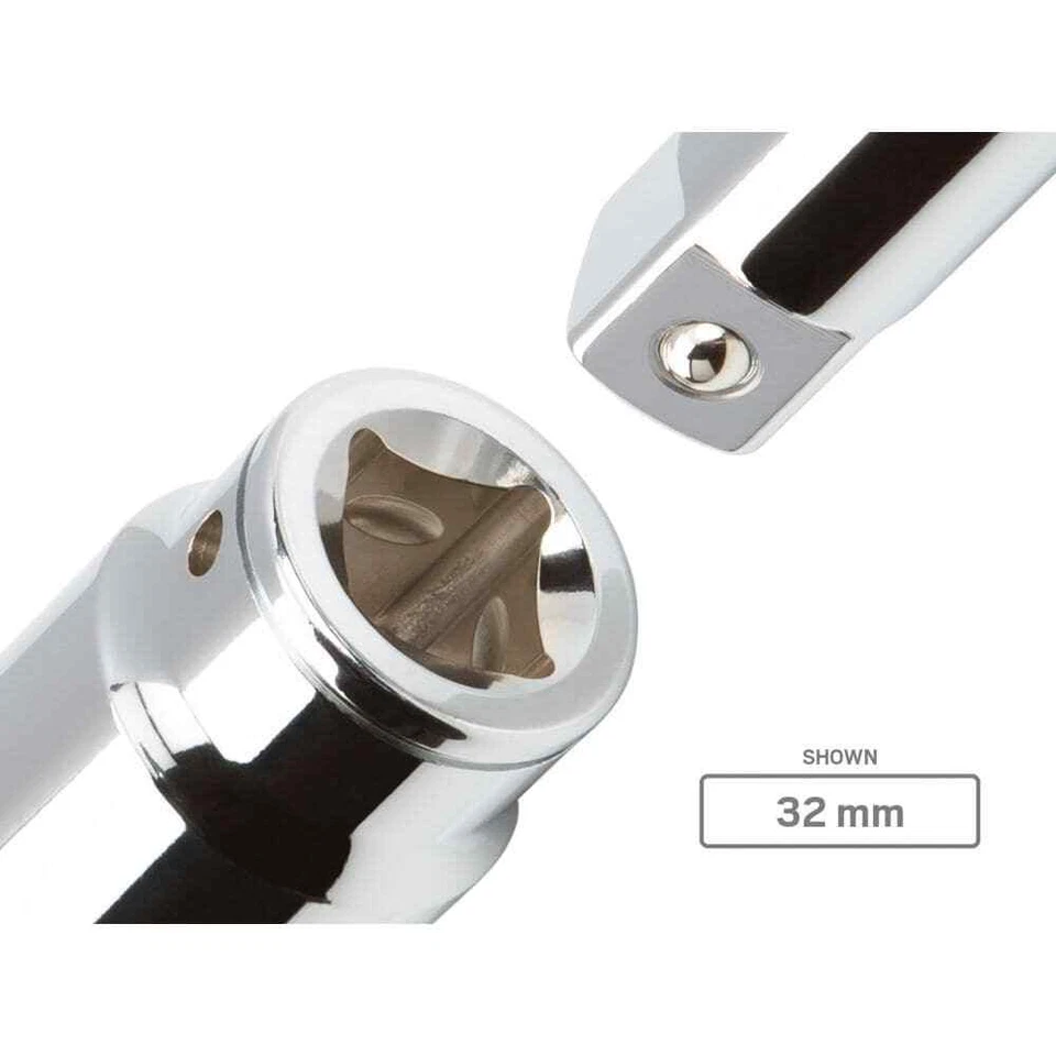 TEKTON 50 mm Socket Chrome-Plated Steel Deep-Length 3/4 in. Drive x 6-Point - Image 4 of 4