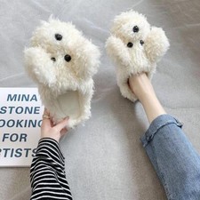 "Winter Comfort Cozy Home Slippers for Couples - Cotton  Wool Blend with Anti-S
