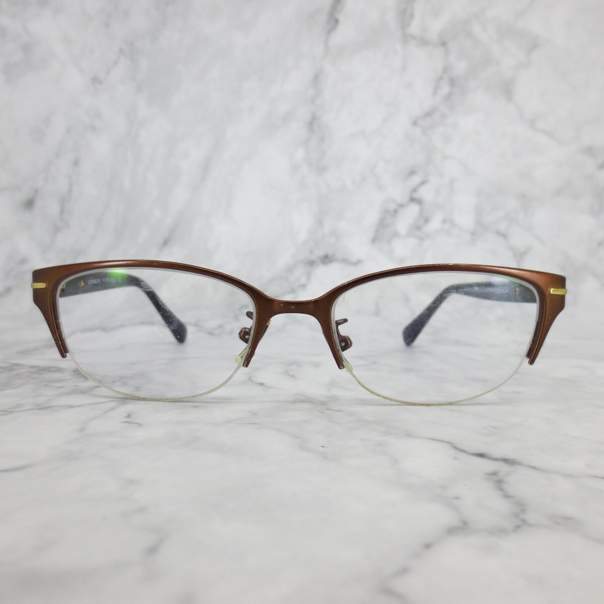 Coach HC5058 (Jackie) 9199 Eyeglasses Dark Brown Tortoise  display picture 3