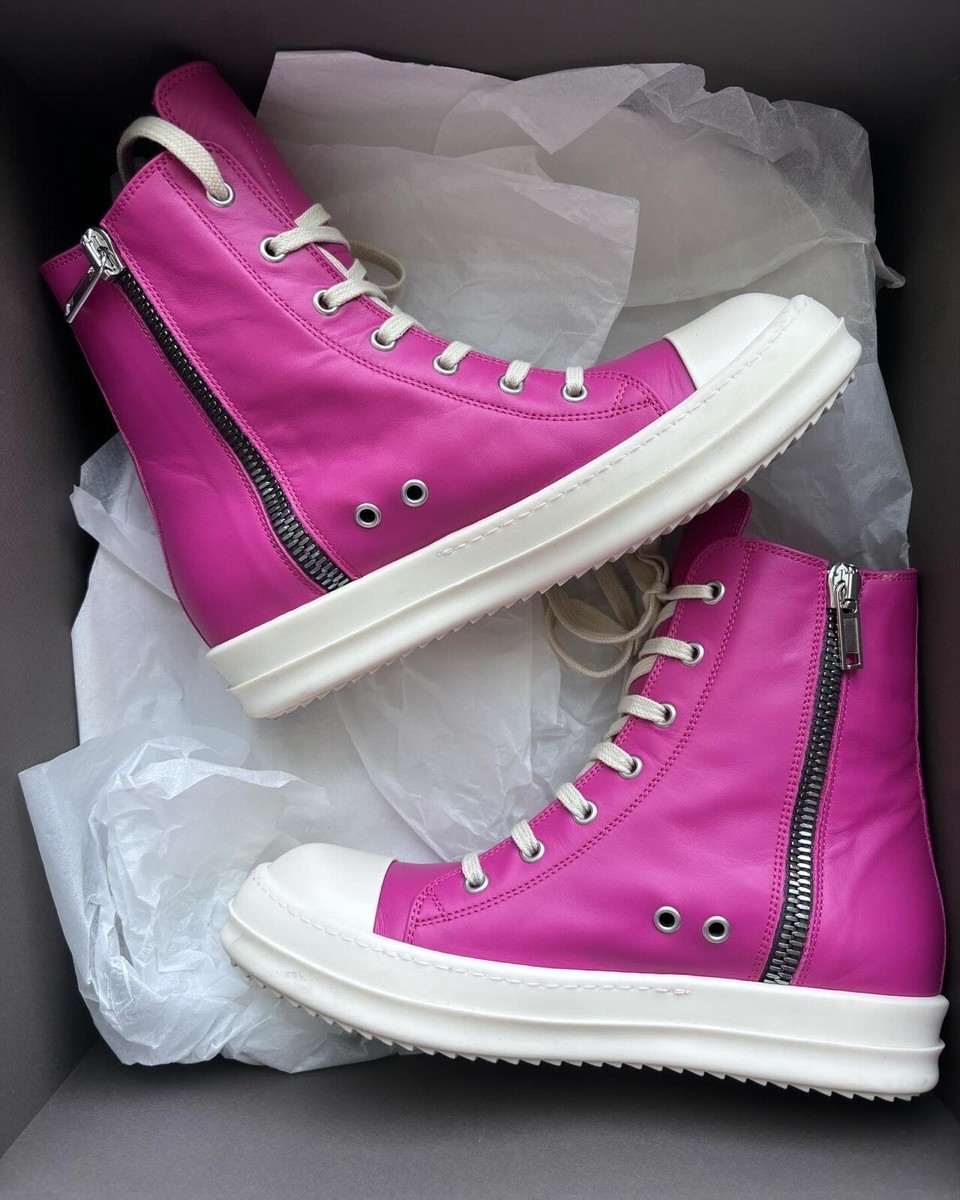 Rick Owens スニーカー ピンクx白 2010625F0015 Rick Owens】SNEAKERS(PINK/WHITE)(UNISEX) | AYIN