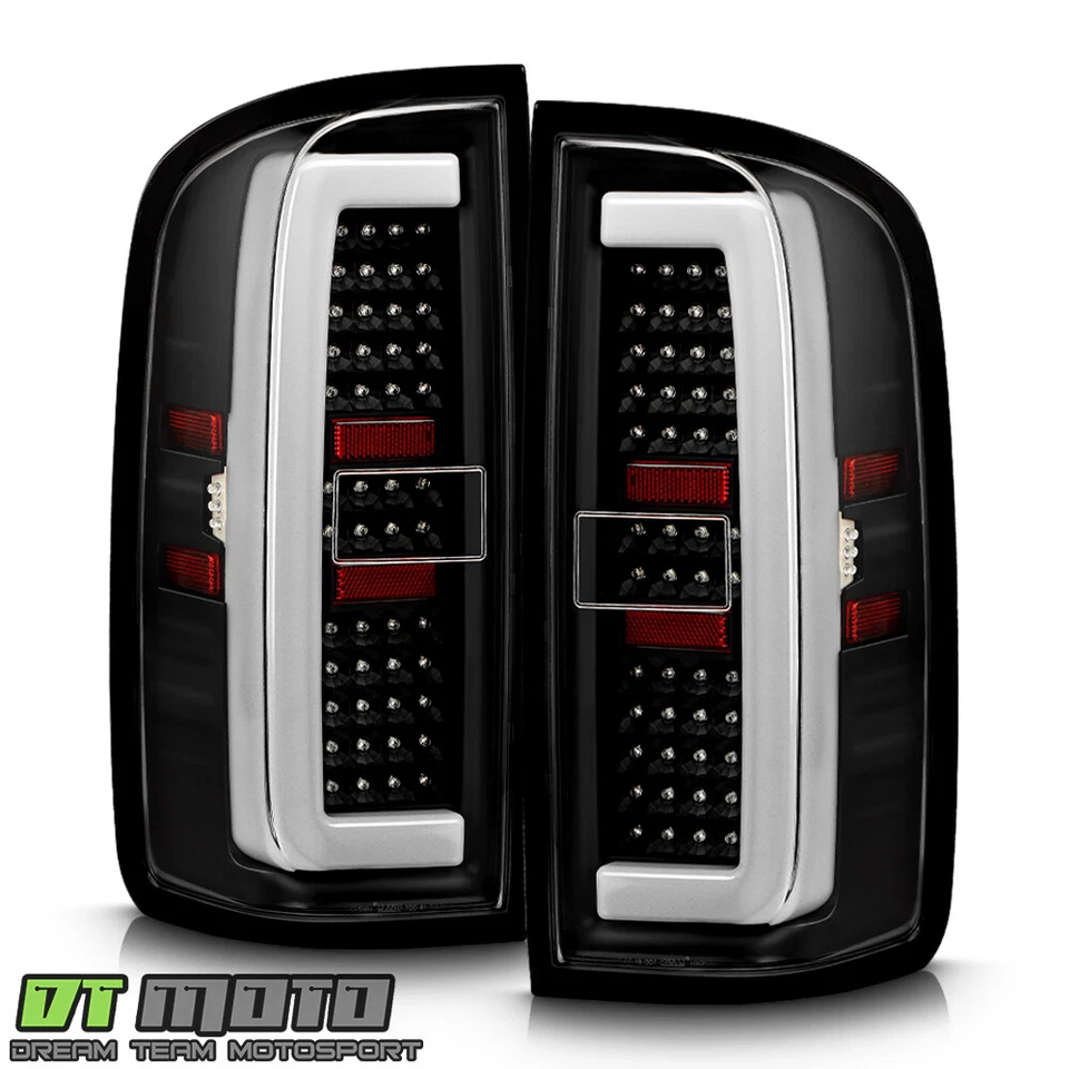 For 2015-2022 GMC Canyon/Chevy Colorado Black Full LED Tail Lights Brake Lamps - Image 3 of 4