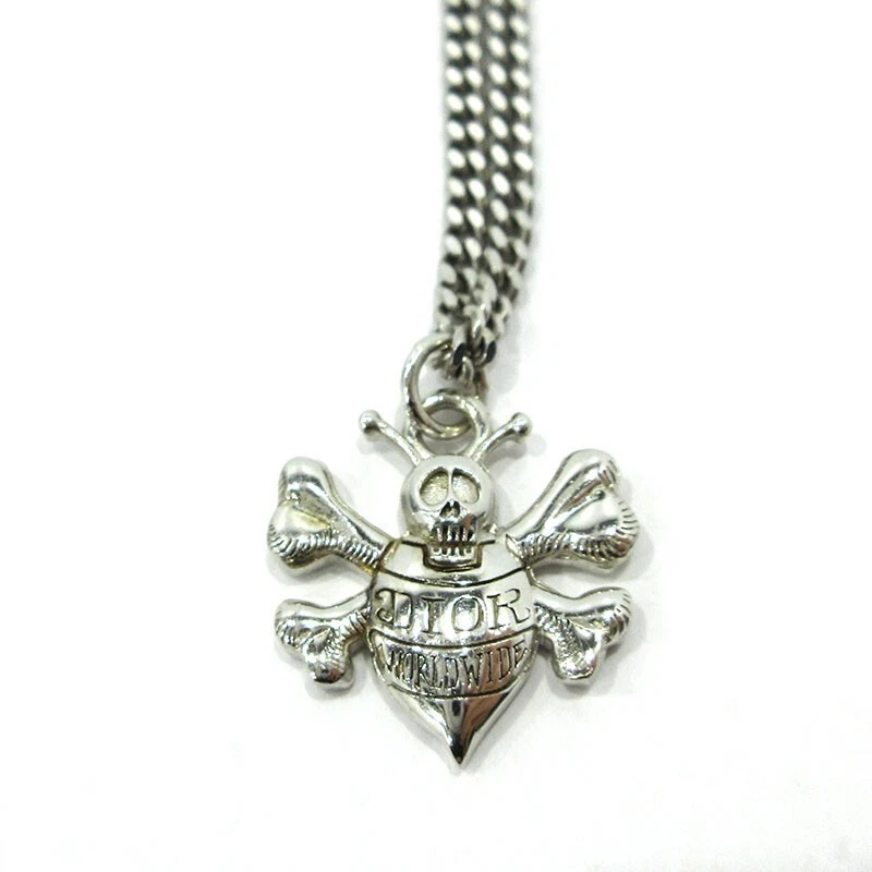 Dior clearance skull necklace