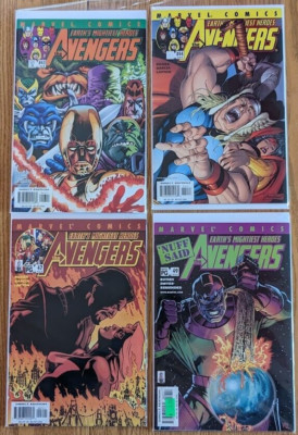 Lot of four Avengers comics Busiek 43, 44, 47, 49 2001, VF or better