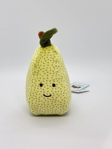 Jellycat Official Fabulous Fruit Pear Soft Stuffed Plush - Afbeelding 1 van 7