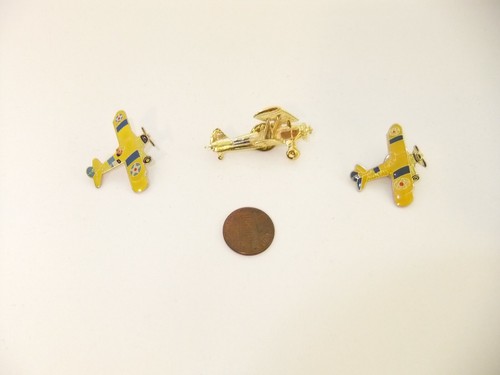 Doppeldecker Flugzeug Pins - Bild 12 von 12