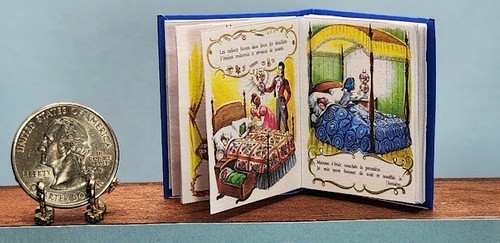 LIBRO IN MINIATURA SCALA 1:6 LA NOTTE PRIMA DI NATALE SCALA DA GIOCO FRANCESE BARBIE - Foto 6 di 17