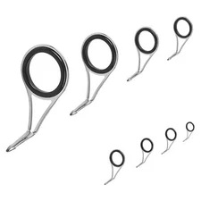 Fishing Rod Repair Kit, Single Leg Fishing Rod Guides Rings,Stainless Steel Rod