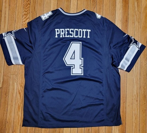 Dallas COWBOYS Jersey Dak Prescott Jersey 3XL Nike w/Tags Ships Free w/BIN (NEW) - Picture 4 of 16