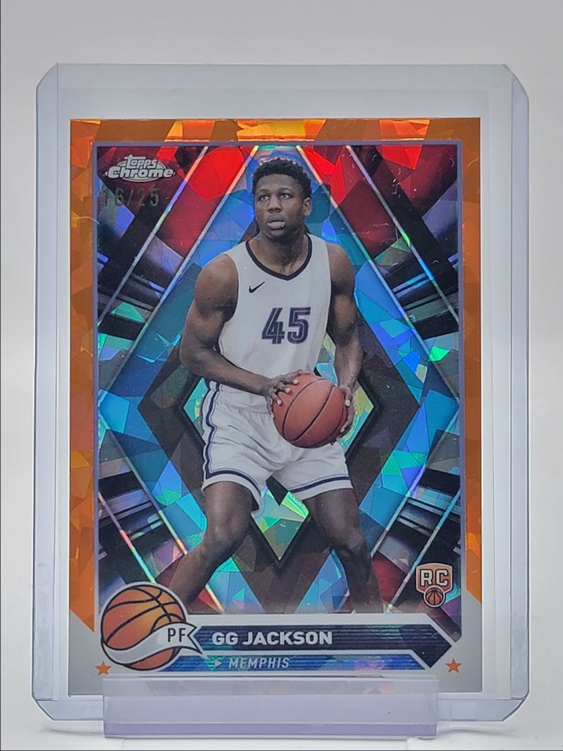 GG JACKSON 2023-24 TOPPS CHROME ORANGE SAPPHIRE ROOKIE RC /25 Q0398