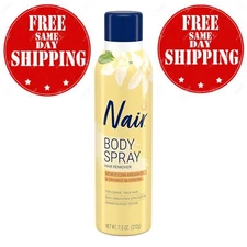 Nair Hair Remover Body Spray Arm Leg and Bikini Hair Removal Spray 7.5 Oz Can
