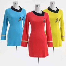Sale Star Trek Female Duty TOS Uniform Dress Cosplay -Thicker Version