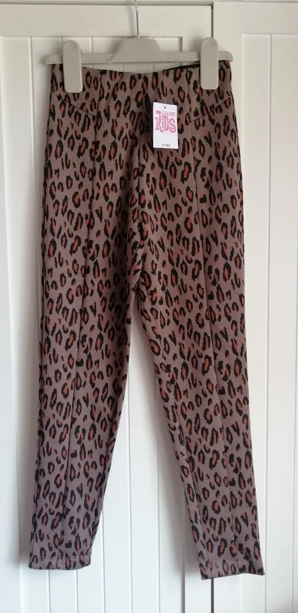 Matalan Girls Leopard Print Leggings Age 9 Years