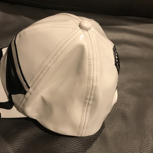 DISNEY STORE STAR WARS STORMTROOPER BOYS WHITE VINYL HAT CAP XS/S (3-6 YEARS ) - Picture 5 of 12