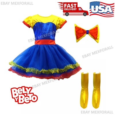 BELY Costume Disfraz Niña Bely Y Beto Dress Costume Girl Kid