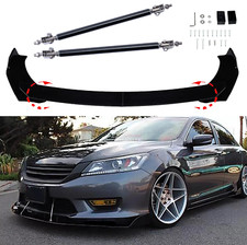 For Honda Accord 2013-2017 Front Bumper Lip Spoilersplitter Body Kit Strut Rods