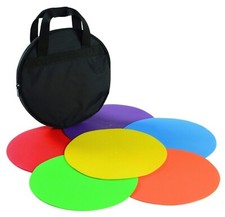 Multicolor Rubber Flat Agility Dot Marker Pack of 10