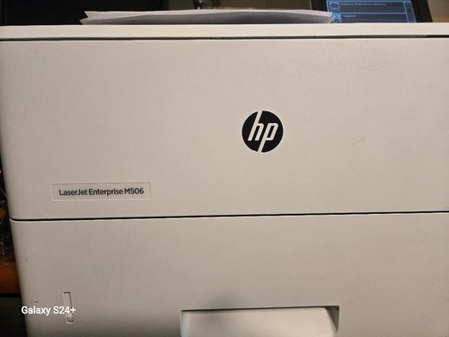 HP LaserJet Enterprise M506x Laser Printer F2A70A GENUINE w/ extra toner.