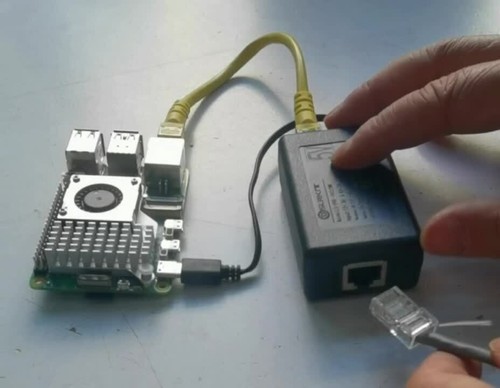5V 5.1V 4A Active PoE Splitter for Raspberry Pi 5 RPi5 4B USB TYPE C Gigabit - Video 1 of 1