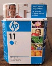 Genuine HP 11 CYAN C4836A Designjet Inkjet Officejet Ink Cartridge Dated 2007