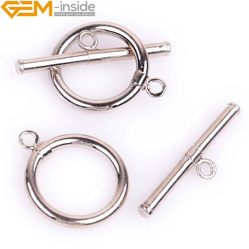 14K Gold Filled Toggle Clasp Necklace Jewellery Making Closures Circle Clasp - Image 4 of 4