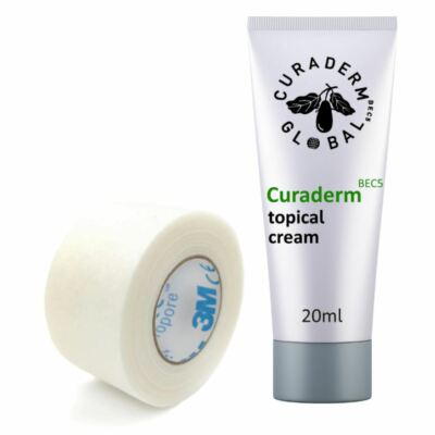 #ad Curaderm BEC5 Cream and FREE 3M Micropore Tape with FREE Shipping inside U.S. $198.00