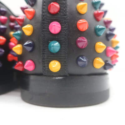 Christian Louboutin Rollerboy Spikes Slip-On Loafers Black/Multi Christian Louboutin Rollerboy Spikes Slip-On Loafers Black/Multi
