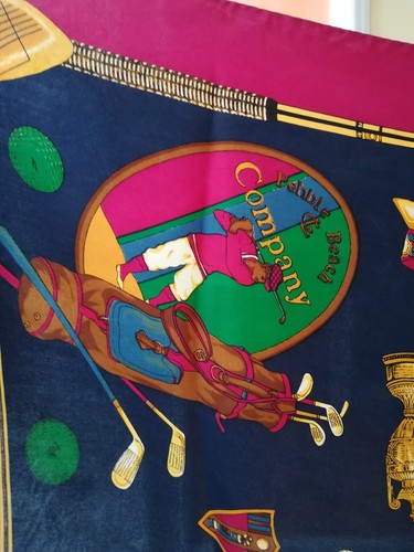 Foulard, Schal Seide Vintage Polo - Bild 4 von 6