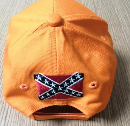 Dukes of Hazzard Baseball Cap. Gym. Orange/gold. Southern flag on back. New. - Picture 12 of 12