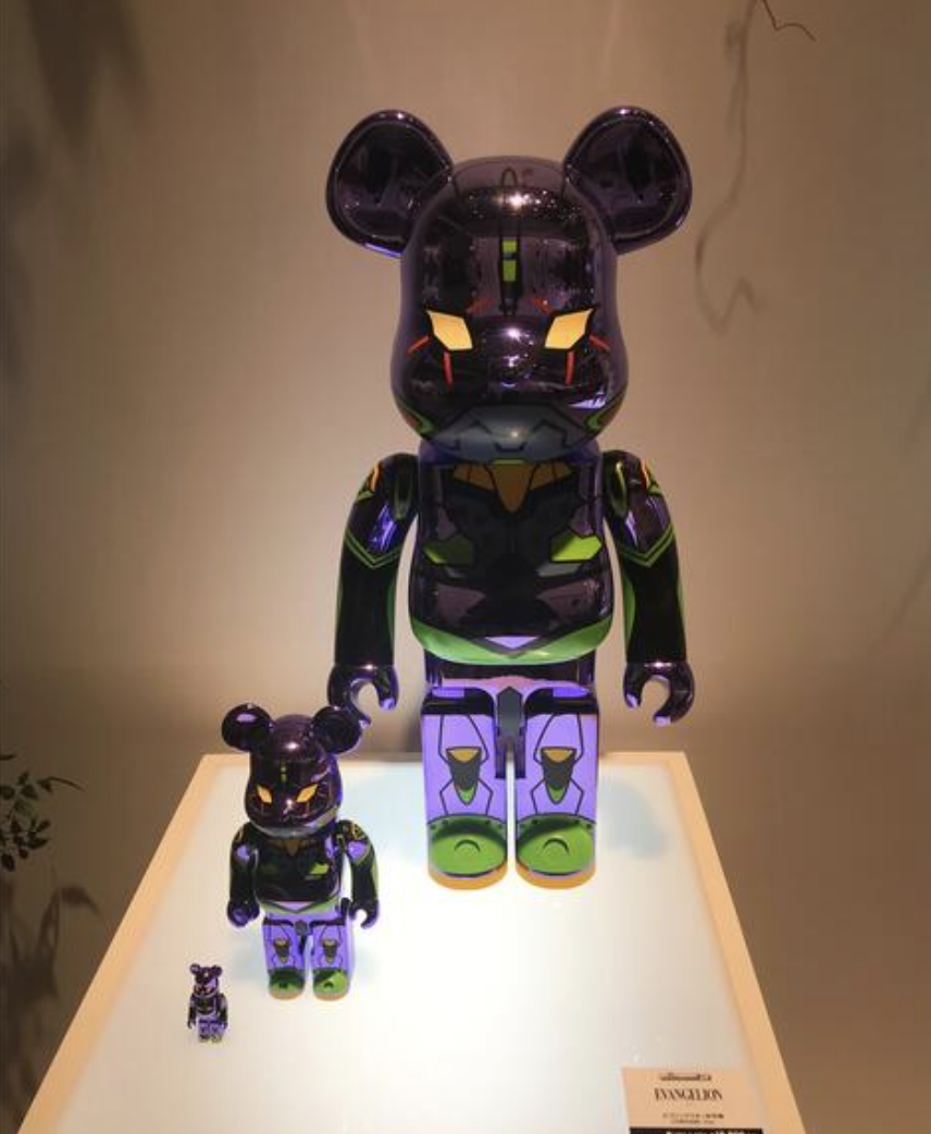 BE@RBRICK エヴァンゲリオン初号機 CHROME 100％ 400％