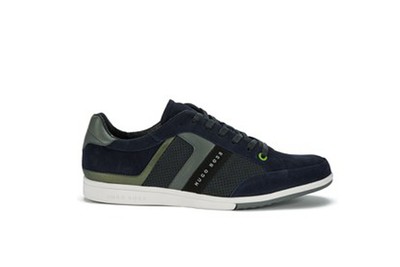 boss navy trainers