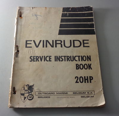 Workshop Manual Envirude Outboard Boat Motor Engine 20 HP 2-Stroke - German -