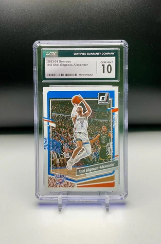 2023-24 Donruss Shai Gilgeous-Alexander CGC 10 GM Thunder #40