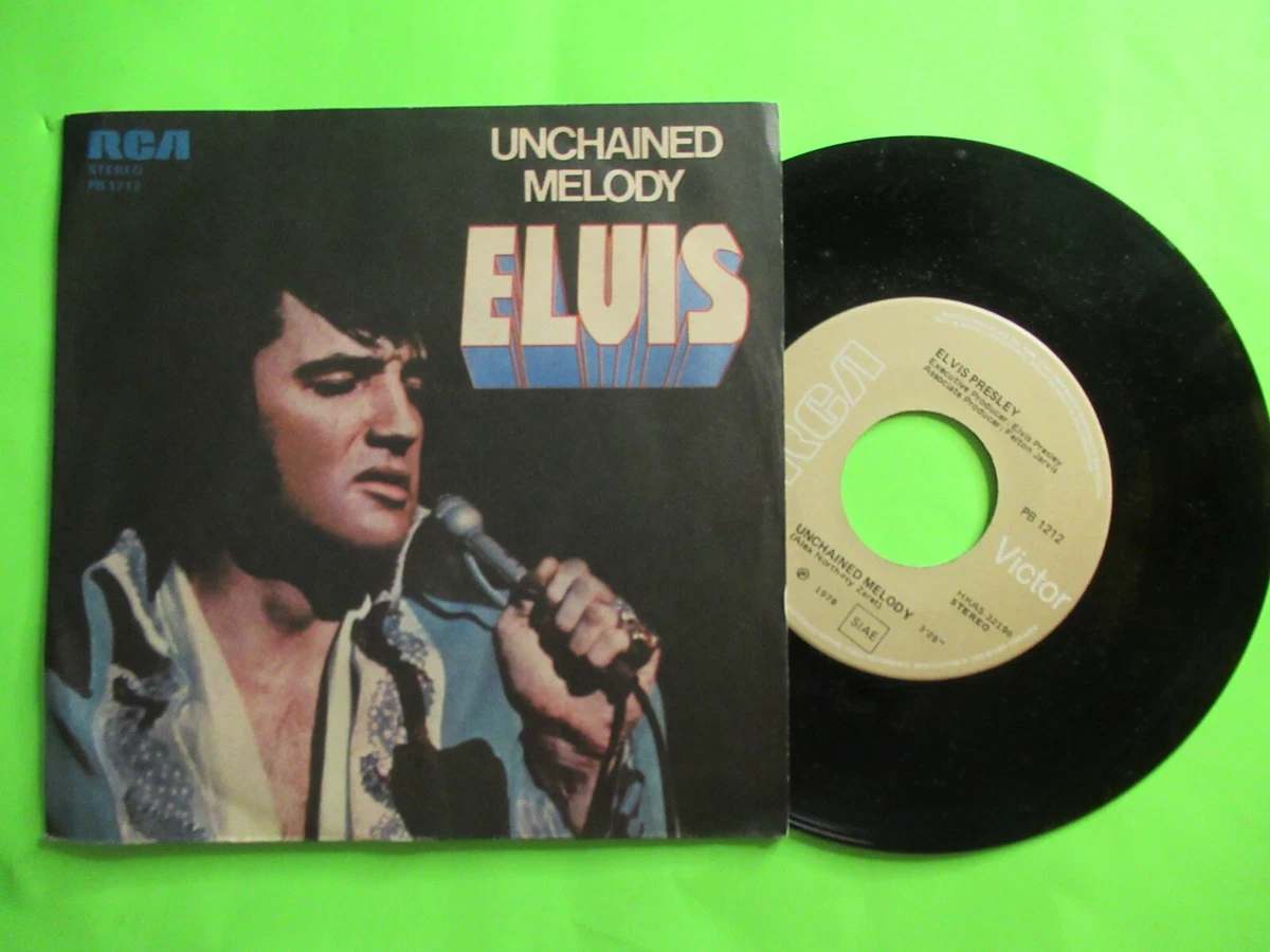 ELVIS PRESLEY UNCHAINED MELODY 45 7&#034; PIC SLEEVE PICTURE ITALY ITALIAN PRESS | eBay