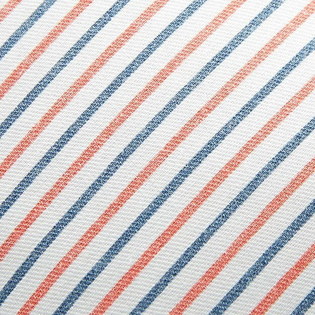 CB2 x Fred Sigal 23" Heritage Almohada a Rayas Falsa Vintage Denim Rayas $149, Nuevo Foto 4 de 4