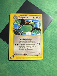 Pidgeotto 88/165 Uncommon  Pokemon Expedition E Reader Series Vintage NM 2002
