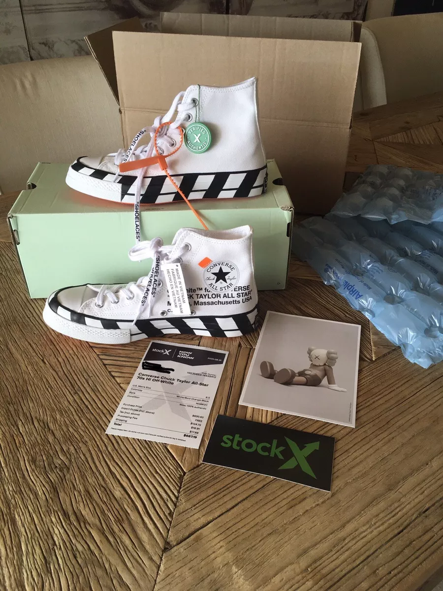 Converse x off-white chuck taylor cheap 1970s hi stockx